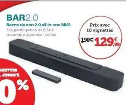 Super U BAR 2.0 offre