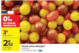 Carrefour Tomate cerise mélangée offre