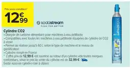 Carrefour Cylindre CO2 offre
