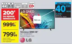 Carrefour Téléviseur QNED 4K offre