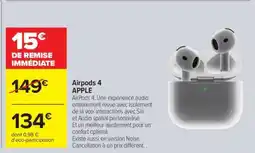 Carrefour AIRPODS 4 APPLE offre
