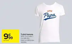 Carrefour T-shirt homme offre