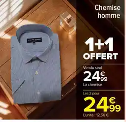 Carrefour Chemise homme offre