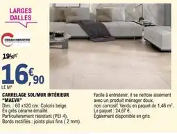 E.Leclerc Brico Carrelage sol/mur intérieur maeva offre