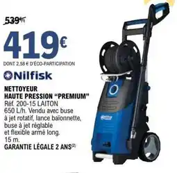 E.Leclerc Brico Nettoyeur haute pression premium offre