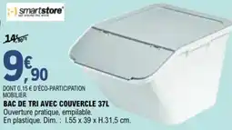 E.Leclerc Brico Bac de tri avec couvercle offre