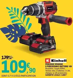 E.Leclerc Brico À percussion à batterie 18v offre