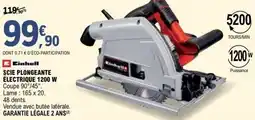 E.Leclerc Brico Scie plongeante électrique 1200 w offre