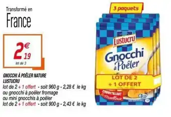 Netto Gnocchi à Poêleuer nature lustucru offre