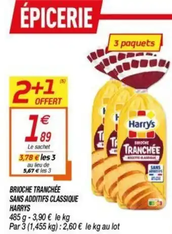 Netto Brioche tranchée sans additifs classique harrys offre