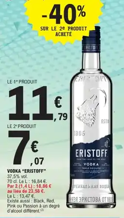 E.Leclerc Vodka eristoff offre