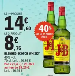 E.Leclerc Blended scotch whisky offre