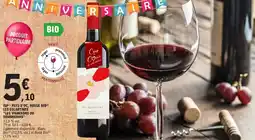 E.Leclerc Igp pays d'oc rouge bio les eglantines les vignerons du sommierois offre