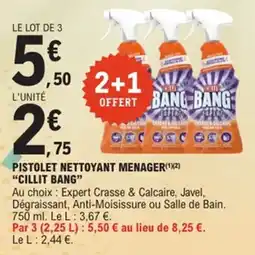 E.Leclerc Pistolet nettoyant menager cillit bang offre