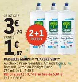 E.Leclerc Vaisselle mains l'arbre vert offre