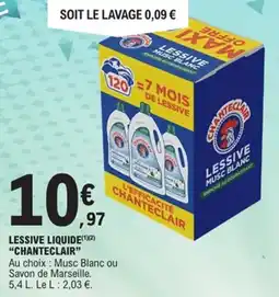 E.Leclerc Lessive liquide chanteclair offre