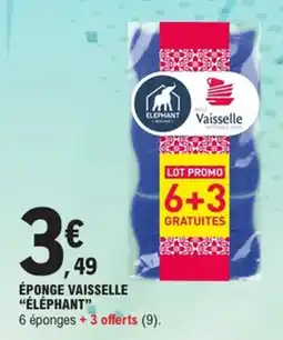 E.Leclerc Éponge vaisselle éléphant offre