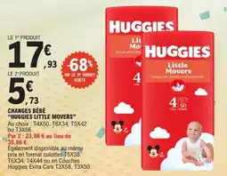 E.Leclerc Changes bébé huggies little movers offre