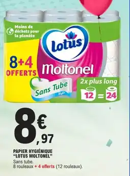 E.Leclerc Papier hygiénique lotus moltonel offre