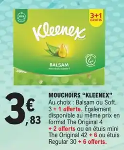 E.Leclerc Mouchoirs kleenex offre