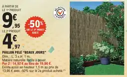 Paillon pelé beaux jours