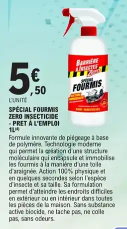 E.Leclerc Spécial fourmis zero insecticide pret à l'emploi offre