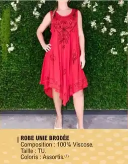 E.Leclerc Robe unie brodée offre