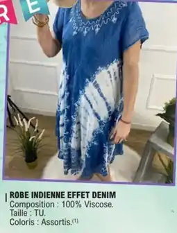 E.Leclerc Robe indienne effet denim offre
