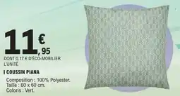 E.Leclerc Coussin piana offre