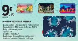 E.Leclerc Coussin rectangle pattern offre