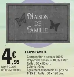 E.Leclerc Tapis familia offre