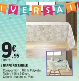 E.Leclerc Nappe rectangle offre