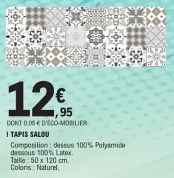 E.Leclerc Tapis salou offre