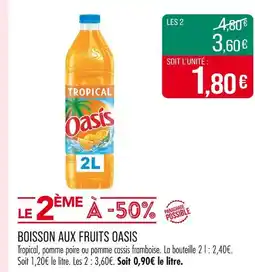 Match OASIS Boisson aux fruits offre