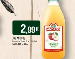 Match ANDROS Jus Pommes Pressées offre