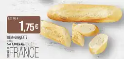Match Lot de 4 Demi-Baguette offre
