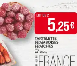 Match Tarte aux framboises fraîches offre