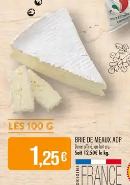 Match Brie de meaux AOP offre