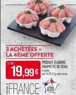 Match Paupiette de Veau offre