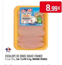 Match DOUCE FRANCE Escalope de Dinde offre