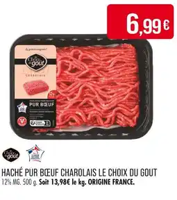 Match Le Choix du Goût Haché Pur Bœuf Charolais offre