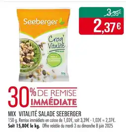 Match SEEBERGER Mix Vitalité Salade offre