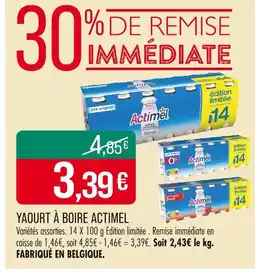 Match ACTIMEL Yaourt à boire offre