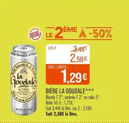 Match LA GOUDALE Bière La Goudale offre