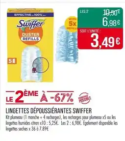 Match Swiffer Lingettes dépoussiérantes offre