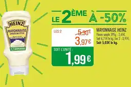 Match Heinz Mayonnaise offre