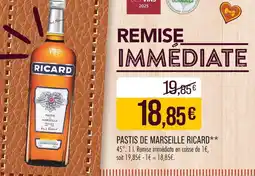 Match RICARD Pastis de Marseille offre