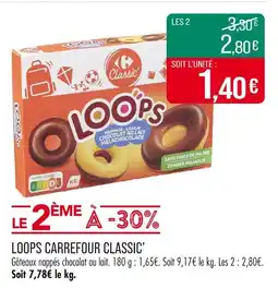 Match CARREFOUR CLASSIC’ Loops offre