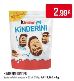 Match Kinder Kinderini offre