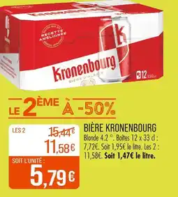 Match Kronenbourg Bière offre